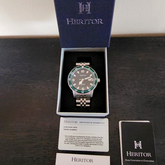 Heritor Automatic Dominic Watch w/Date - Picture 1 of 2